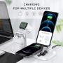 Wireless Charger Stand, CEREECOO 4 in 1 Wireless Charging Station Dock Compatible with iPhone Series12/11/11pro/Xr/Xs/X/Max/8/8Plus Apple Watch6/5/4/3 AirPods Pro/1/2(iWatch Charger Required) Wireless Charger Stand, CEREECOO 4 in 1 Wireless Charging Station Dock Compatible with iPhone Series12/11/11pro/Xr/Xs/X/Max/8/8Plus Apple Watch6/5/4/3 AirPods Pro/1/2(iWatch Charger Required)