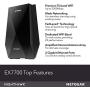 NETGEAR WiFi Mesh Range Extender EX7700 - Coverage up to 2300 sq.ft. and 45 devices with AC2200 Tri-Band Wireless Signal Booster & Repeater (up to 2200Mbps speed), plus Mesh Smart Roaming