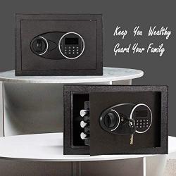 AUKUYEE Digital Electronic Security Safe Box for Home Office Hotel Business, 9.8 inch
