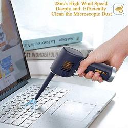 Cordless Air Duster for Computer Cleaning, Replacement for Compressed Air Cans, Rechargeable 6000mAH，10W Fast Charging, Powerful 33000 RPM(Blue)