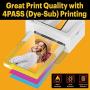 Kodak Dock Plus Portable Instant Photo Printer, Compatible with iOS, Android and Bluetooth Devices Full Color Real Photo (4”x6”), 4Pass & Lamination Process, Premium Quality - Convenient and Practical
