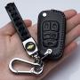 Hey Kaulor Key Fob Cover Leather Flip 5button Key Fob Cover Keyless Jacket Protector Remote Case Accessories for Equinox Camaro Cruze Malibu Sonic