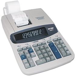 Victor 15606 1560-6 Two-Color Ribbon Printing Calculator, Black/Red Print, 5.2 Lines/Sec