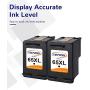 BSTINK Remanufactured Ink Cartridge Replacement for HP 65 XL 65XL N9K04AN for Envy 5055 5052 5058 DeskJet 3755 2655 3720 3722 3723 3730 3732 3752 3758 2652 2624 High Yield Updated Chip (2 Black)