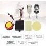 12V Motorcycle Security Kit Alarm System Anti-Hijacking Cutting Off Remote Engine Start Arming Disarming, Electric Bike Anti-Theft Alarm System, Streetcar Security Alarm Remote Control Engine 125dB