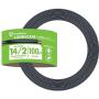 Southwire 55213243 14/2 Low Voltage Outdoor Landscape Lighting Cable, 100-Feet, 100 ft, N