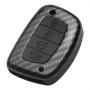 TANGSEN Smart Key Fob Case for HYUNDAI ELANTRA GT TUCSON 4 Button Keyless Entry Remote Black Carbon Fiber Pattern ABS Black Silicone Cover