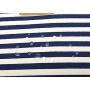 Canvaslife Breton Stripe Pattern 15 inch Waterproof Laptop Shoulder Messenger Bag Case with Rebound Bubble Protection for 14 inch-15.6 inch Laptop 15 Case Bag