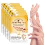 Hand Moisturizing Mask, (5 Pack) Honey and Milk Gloves, Moisturizing Natural Therapy Gloves, for Dry Aging Cracked Hands Repair Rough Skin for Men Women Hand Moisturizing Mask, (5 Pack) Honey and Milk Gloves, Moisturizing Natural Therapy Gloves, for Dry Aging Cracked Hands Repair Rough Skin for Men Women