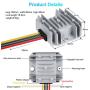 12V Step Up 24V 3A Power Module Voltage Regulator DC DC Boost Converter 72W Waterproof Transformer Power Supply