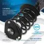 Detroit Axle - Front Strut & Complete Coil Spring Assembly Replacement for Buick Lesabre Cadillac Deville DTS Bonneville No Electrical Plug - 2pc Set