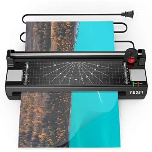 13 Inch laminator Machine 11x17,Thermal Laminating Machine,Home Office School Use Laminator Machine with 50 Pouches