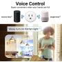Alexa Smart Plugs - Aoycocr Mini WIFI Smart Socket Switch Works With Alexa Echo Google Home, Remote Control Smart Outlet with Timer Function, No Hub Required, ETL/FCC Listed 4 Pack Only 2.4GHz Network