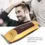 Vbest life Hair Clipper, Professional Electric Hair Cutting Machine Hair Clipper Hair Trimmer US Plug 100-240V, Gold(Gold)