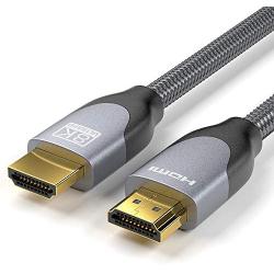 HDMI 2.1 Cable, LamToon 6.5ft 8K Ultra HD HDMI Cable |Support High Speed 48Gbps 8K@60Hz, 4K@120Hz, Dynamic HDR, eARC Compatible with Newest Apple TV,Samsung QLED TV,Xbox Series X,PS5