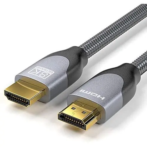 HDMI 2.1 Cable, LamToon 6.5ft 8K Ultra HD HDMI Cable |Support High Speed 48Gbps 8K@60Hz, 4K@120Hz, Dynamic HDR, eARC Compatible with Newest Apple TV,Samsung QLED TV,Xbox Series X,PS5 HDMI 2.1 Cable, LamToon 6.5ft 8K Ultra HD HDMI Cable |Support High Speed 48Gbps 8K@60Hz, 4K@120Hz, Dynamic HDR, eARC Compatible with Newest Apple TV,Samsung QLED TV,Xbox Series X,PS5