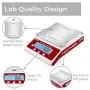 American Fristaden Lab Analytical Precision Balance 2000g x 0.01g | 01 Gram Scale Weighs Grams, Kilograms, Ounces, Pounds, Carats | Scientific Scale for Lab, Chemistry, Jewelry | 1YR Warranty American Fristaden Lab Analytical Precision Balance 2000g x 0.01g | 01 Gram Scale Weighs Grams, Kilograms, Ounces, Pounds, Carats | Scientific Scale for Lab, Chemistry, Jewelry | 1YR Warranty