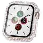 Fullife Compatible with Apple Watch Case, Bling Cases Replacement for Apple Watch 38mm 40mm 42mm 44mm Protective Bumper Compatible with Apple Watch Series 6 5 4 3 2 1 SE (40mm-Clear)