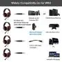 Anivia AH28 All-Platform Stereo Headphones Gaming Headset with Mic Compatible with PC Computers, PlayStation PS4 Xbox One Controller, PSP, Wii, Nintendo Switch, Android, IOS Laptop, Smartphone, Tablet
