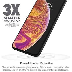 ZAGG InvisibleShield Glass+ Screen Protector – High-Definition Tempered Glass Made for iPhone 12 Pro Max – Impact & Scratch Protection, Clear, 200106693