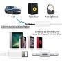 [Apple MFi Certified] AUX Cord for iPhone, Lightning to 3.5mm AUX Audio Stereo Cable Compatible with iPhone 12/12 Pro/11/XS/XR/X 8 7 6/iPad, iPod to Car Stereo/Speaker/Headphone, Support iOS 14(White)