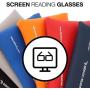 DIDINSKY Reading Glasses for Men and Women. Blue Light Blocking Computer Readers. Rubber Touch Flexible Temple and Anti Glare Glasses. Ferrari +3.0 - TATE