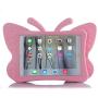 iPad case for Kids, Feitenn 3D Cartoon Butterfly Non-Toxic EVA Light Weight Kid Proof Shockproof case with Kickstand for ipad 5/ ipad 6 /ipad pro 9.7/ New iPad 2017 case ( Pink)