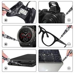 Computer Repair Kit, 122 in 1 Magnetic Laptop Screwdriver Kit, Precision Screwdriver Set, Small Impact Screw Driver Set with Case for Computer, Laptop, PC, for iPhone, Watch, Ps4 DIY Hand Tools -Grey