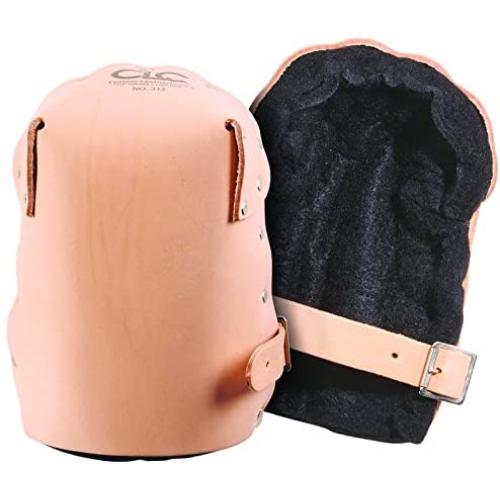 CLC Custom Leathercraft 313 Heavy Duty Leather Kneepads, Double Thick Lining