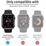 FLOVEME Protective Case with Glass for Apple Watch Series 6 5 4 SE 44mm Screen Protector 2 Pack Tempered Glass Hard PC Bumper Cover Compatible with Apple Watch Screen Protector 44mm - Case for iWatch