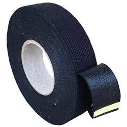 4 Rolls Wire Loom Harness Tape, Wiring Harness Cloth Tape, Black Adhesive Fabric Tape for Automobile Electrical Wire harnessing Noise Damping Heat Proof 19 mm X 15m