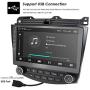 OSSURET 10.1 Inch 32GB Android 10 Car Audio GPS Navigation for Honda Accord 7 2003-2007 Head Unit A/C Control 1080P Video Bluetooth Mirror Link