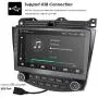 OSSURET 10.1 Inch 32GB Android 10 Car Audio GPS Navigation for Honda Accord 7 2003-2007 Head Unit A/C Control 1080P Video Bluetooth Mirror Link