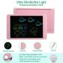 Lacoti LCD Writing Tablet,Kids Writing Board and Electronic Doodle Pad,10 Inch Colorful Drawing Tablet Toy for Kids Learning and Graffiti Gift(Pink)
