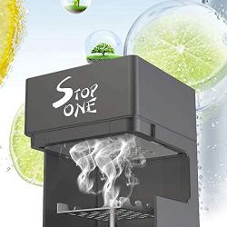 Smokeless Ashtray with Lighter, Rechargeable Electronic Ashtray, STOP ONE El-AL1 Aluminum Alloy Ash tray, Air Purifier with 4-Layer Filter, LED Indicator for Home, or Office, Grey, a Gift for Smoker