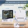 Digital Thermometer Indoor Hygrometer Room Thermometers and Humidity Gauge with Temperature Humidity Monitor by AikTryee