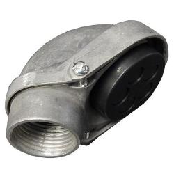 Morris 15530 Service Entrance Head, Conduit Mount Threaded, Aluminum, 1/2''