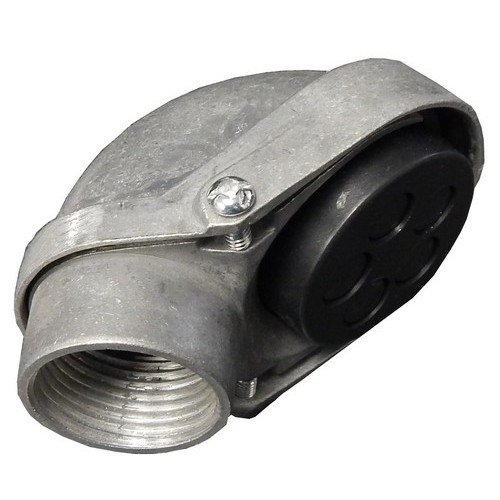 Morris 15530 Service Entrance Head, Conduit Mount Threaded, Aluminum, 1/2''