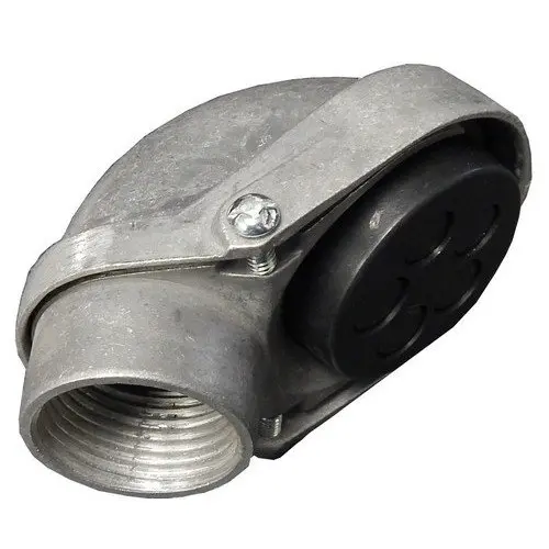 Morris 15530 Service Entrance Head, Conduit Mount Threaded, Aluminum, 1/2''