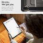 Spigen Tough Armor Pro Designed for Galaxy Tab S7 Case with S Pen Holder (2020) - Gunmetal
