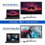 USB to HDMI VGA DVI, External Monitor Adapter, USB Multiple Monitor Adapter DisplayLink Video Converter 2K Full HD 2048x1152, Laptop Docking Stations Compatible for Windows, Mac OS X System [NO Linux]