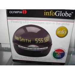 Olympia Infoglobe Digital Caller Id Clock Color Change