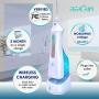 Cordless Water Flosser Portable Water Pick Teeth Cleaner Dental Oral Irrigator Travel Water Flossers for Teeth and Braces Water Floss Rechargeable Electric Flosser Long Lasting Battery  (Blue)
