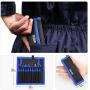 Precision Tweezers Set, XOOL 10 PCS ESD Tweezers Set, Anti-Static Stainless Steel Tweezers Kit, Non-magnetic and Multi-standard Stainless Steel Tweezers for Lab, Electronics, Jewelry and Detailed Work