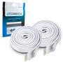 Litcessory Extension Cable for Philips Hue Lightstrip Plus (3.3ft, 2 Pack, White)