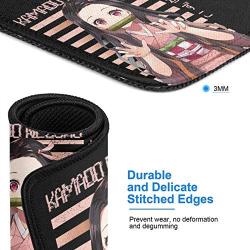 Nezuko - Kimetsu No Yaiba Pullover Hoodie Electronic Sports Office Gaming Learning Rubber Non-Slip Mouse PadMouse Pad Mouse Mat for Computer Desk Laptop Office Non-Slip Rubber