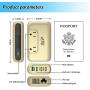 Power Converter Key Power 230W Step Down 220V/240V to 110V/120V Voltage Converter, International Travel Adapter for Hair Clippers/Trimmers/Curling Iron Wand, CPAP-Use USA Electronics Overseas