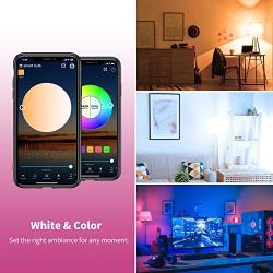 Magic Hue 11W (100w Equivalent) WiFi Smart BR30 Flood Light Bulb, Dimmable RGBCW Multicolor Wide Flood Light for Recessed Can Use, Compatible with Alexa Google Home and Siri (2Pack)