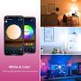 Magic Hue 11W (100w Equivalent) WiFi Smart BR30 Flood Light Bulb, Dimmable RGBCW Multicolor Wide Flood Light for Recessed Can Use, Compatible with Alexa Google Home and Siri (2Pack)