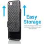 Aduro iPhone SE2/8/7/6/6s Holster Case, Combo Shell & Holster Case - Super Slim Shell Case with Built-in Kickstand, Swivel Belt Clip Holster for Apple iPhone SE 2nd Gen (2020) 8, 7, 6, 6s